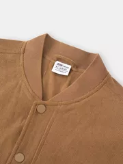 Áo Khoác Bomber Nam 5S Fashion Nỉ Nhung Phom Slimfit M0AKB25009