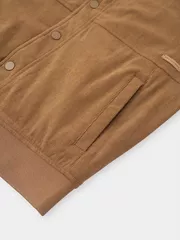 Áo Khoác Bomber Nam 5S Fashion Nỉ Nhung Phom Slimfit M0AKB25009