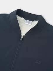 Áo Khoác Bomber Nam B-FurTech Lót Lông 5S Fashion Trơn Basic M0AKB25013