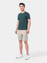 Áo Thun Nam Ngắn Tay 5S Fashion Sport Trơn Slimfit ATS24050