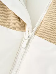 Áo Phao Nữ Can Phối Nhung Cổ Trụ 5S Fashion Phom Slimfit W0PHF25001