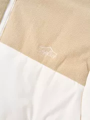 Áo Phao Nữ Can Phối Nhung Cổ Trụ 5S Fashion Phom Slimfit W0PHF25001