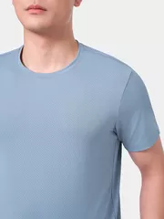 Áo Thun Nam Ngắn Tay 5S Fashion Họa Tiết Slimfit ATS24049