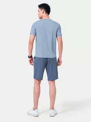 Áo Thun Nam Ngắn Tay 5S Fashion Họa Tiết Slimfit ATS24049