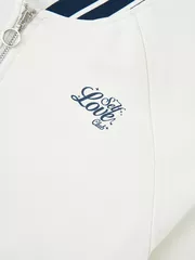 Áo Khoác Bomber Nữ 5S Fashion Tay Raglan Phom Regular WBAKG25009