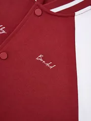 Áo Khoác Bomber Nữ 5S Fashion Vải Nỉ Can Phối Phom Regular W0ABF25001