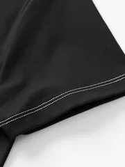 Áo Thun Nam Ngắn Tay 5S Fashion Đường Chần Chỉ ATS24051