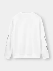 Áo Nỉ Nam Phối Tay 5S Fashion Thêu Logo Phom Slimfit M0ANI25101