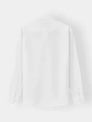 Áo Sơ Mi Nam Dài Tay Màu Trắng 5S Fashion Phom Slimfit M0ASM25065