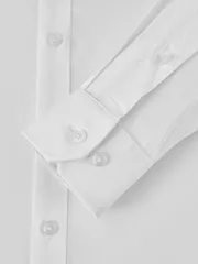 Áo Sơ Mi Nam Dài Tay Màu Trắng 5S Fashion Phom Slimfit M0ASM25065