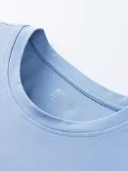 Áo Thun Nam Ngắn Tay 5S Fashion Trơn Slimfit ATS24052