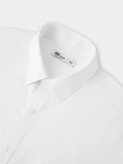 Áo Sơ Mi Nam 5S Fashion Màu Trắng Có Túi Phom Regular M0ASM25010