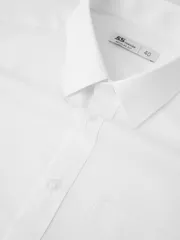 Áo Sơ Mi Nam 5S Fashion Màu Trắng Có Túi Phom Regular M0ASM25010