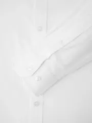 Áo Sơ Mi Nam 5S Fashion Màu Trắng Có Túi Phom Regular M0ASM25010