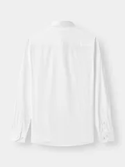 Áo Sơ Mi Nam 5S Fashion Màu Trắng Có Túi Phom Regular M0ASM25015