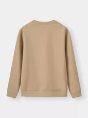 Áo Nỉ Nam 5S Fashion Cổ Tròn In Chữ Phom Regular M0ANI25012