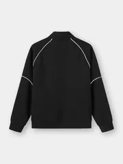 Áo Nỉ Khóa Nam 5S Fashion Phối Line Phom Slimfit MBAKN25027