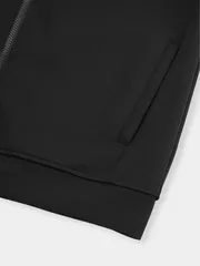 Áo Nỉ Khóa Nam 5S Fashion Phối Line Phom Slimfit MBAKN25027