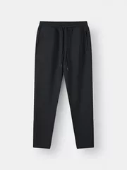 Quần Nỉ Nam 5S Fashion Cạp Chun Trơn Basic Slimfit MBQNI25018