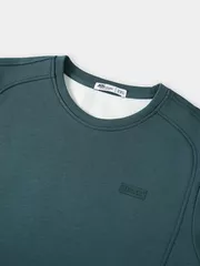 Set Bộ Nỉ Nam 5S Fashion Cổ Tròn Tay Raglan Phom Regular MBNI25006