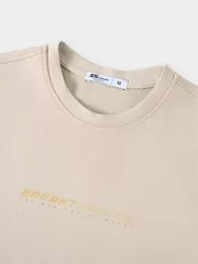 Áo Nỉ Nam 5S Fashion Cổ Tròn In Basic Phom Slimfit MBANI25010