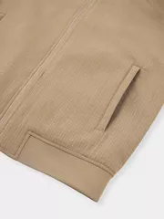 Áo Khoác Bomber Nam 5S Fashion Lót Nỉ Vải Hiệu Ứng M0AKB25012