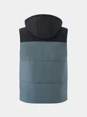 Áo Phao Gile Nam 5S Fashion Can Phối Mũ Tháo Được M0APH25008