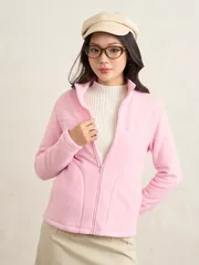 Áo Khoác Lông Nữ 5S Fashion Nhẹ Ấm Phom Regular W0AKH25002