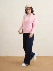 Áo Khoác Lông Nữ 5S Fashion Nhẹ Ấm Phom Regular W0AKH25002