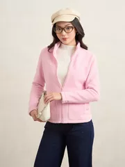 Áo Khoác Lông Nữ 5S Fashion Nhẹ Ấm Phom Regular W0AKH25002