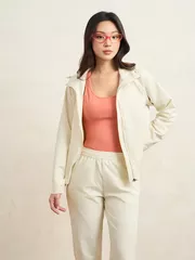 Áo Khoác Gió Nữ 5S Fashion Mũ Liền Phom Slimfit WBAKG25008