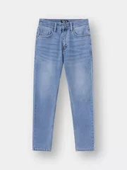 Quần Jean Nam 5S Fashion Trơn Basic Slimfit QBD23027