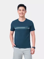 Áo Thun Nam Ngắn Tay 5S FASHION In Cao Cấp Slimfit ATS24021