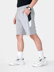 Quần Short Thể Thao Nam Cạp Chun Can Phối Regular QST24001