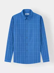 Áo Sơ Mi Nam Dài Tay 5S Fashion Kẻ Ô Smart Fit ASM25037