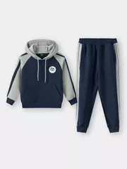 Bộ Nỉ Bé Trai Hoodie 5S Fashion Can Phối Cá Tính BBNI25004