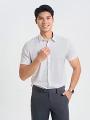 Áo Sơ Mi Nam Họa Tiết 5S Fashion Phom Slimfit ASC25060