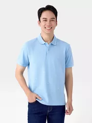 Áo Polo Nam Cotton Họa Tiết 5S Fashion Slimfit APC25061