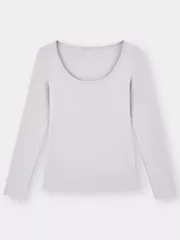 Áo Giữ Nhiệt Nữ 5S Fashion Cổ Vuông Slimfit W0AGN25003