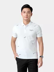 Áo Polo Nam 5S Fashion Thêu Họa Tiết Slimfit APC24049