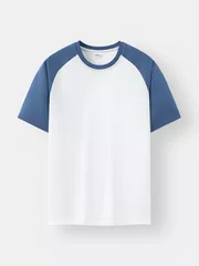 Áo Thun Nam 5S Fashion Tay Raglan Phom Slimfit ATS25008