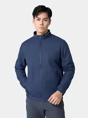 Áo Khoác Thời Trang Nam 5S Fashion Cổ Dệt Line AKH24003