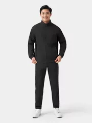 Bộ Quần Áo Nam Vải Gió 5S Fashion Basic Cạp Chun Phối Cúc BOG23001