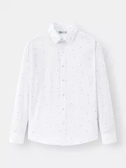 Áo Sơ Mi Nam Dài Tay 5S Fashion Họa Tiết Phom Slimfit ASM24045