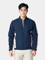 Áo Khoác Bomber Nam Lót Lông 5S Fashion Can Phối Slimfit AKB24012