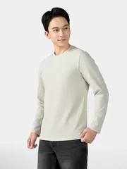 Áo Thun Nam Dài Tay 5S Fashion In Logo Phom Slimfit ATH24013
