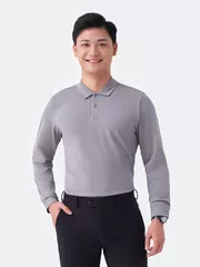 Áo Polo Dài Tay 5S Fashion Regular Fit APD23006