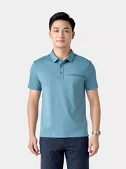 Áo Polo Nam 5S Fashion Thể Thao In Chữ Slimfit APC24082