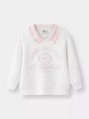 Áo Nỉ Bé Gái Cổ Bẻ 5S Fashion Thêu Dễ Thương G0ANI25003