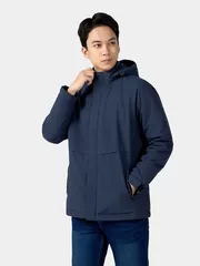 Áo Khoác Parka Nam 5S Fashion Trơn Phom Regular APH24030